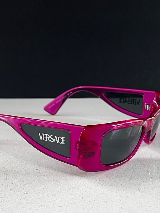 VERSACE Lens Logo Pillow 54MM PINK Sunglasses main image 4